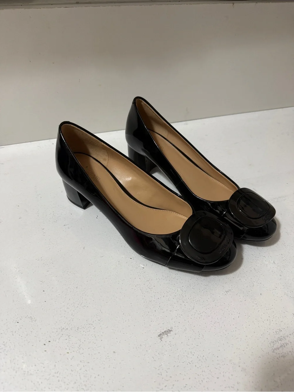 Michael Kors Black Patent Leather Ballet Flats